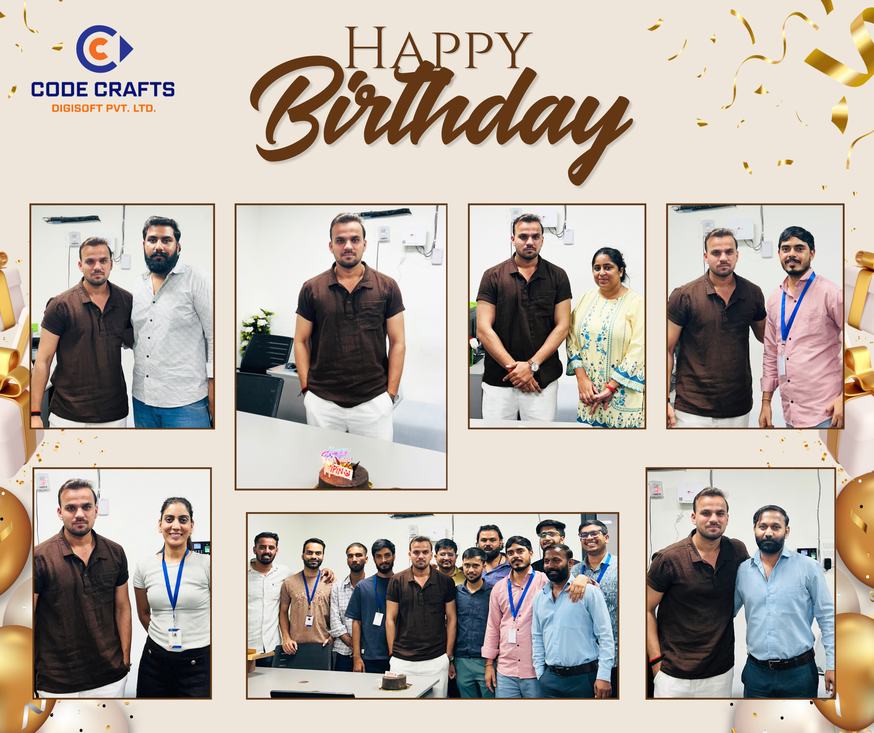 🎉 Birthday Celebration of Our Full-Stack Developer 🎂